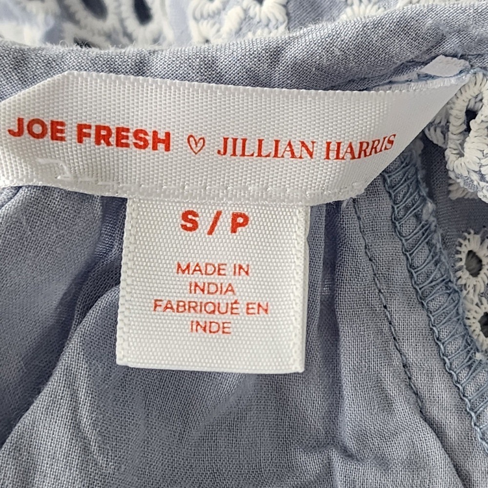 Joe‎ Jillian Harris Eyelet Tiered Dress Womens Small Prairie Farmhouse Cottage - Picture 7 of 15